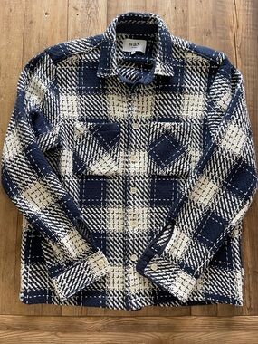 NEW Wax London Whiting Overshirt Jacket